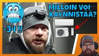 Sammutitko ilmalämpöpumpun pakkasella? milloin saa käynnistää uudelleen?