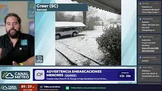 En vivo - Ciclogénesis en las Carolinas