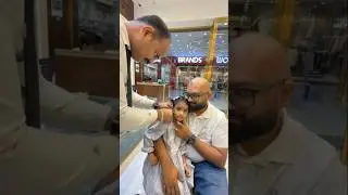 Mashallah#alhamdullah#My girl#Ear piercing moment#Happiest moment#dad daughter time#shortsfeed#yt#