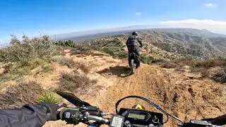 Baldy mesa on Surron Ultra Bee and Light Bee. zaaaaaaaaaaaap