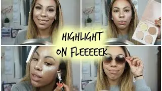 Full Face Using Only Highlighters Challenge!