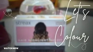 Streax hair colour 😉#trending #malayalam #streaxhaircolour #hair colour