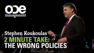 Stephen Koukoulas - Two Minute Take: The Wrong Policies