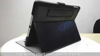 Best Hand-held PU leather case Stand Wake up Smart Cover Review for Apple ipad Air