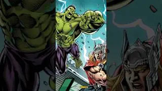 When Hulk Fought Thor #hulk #thor #shorts #ytshorts #youtubeshorts #viral #marvel #comics #fight