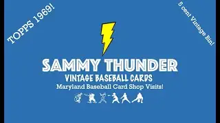 Sammy Thunder - Maryland Baseball Card Shops 5 Cent Vintage Bin!
