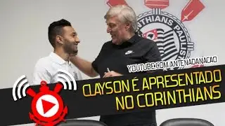 Clayson &eacute; apresentado no Corinthians: 'Na frente, posso jogar onde Carille quiser'