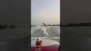Alexey Filipenko, April, 2024 Trick water ski. 360 Back flip on MasterCraft boat.