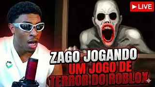 ZAGO JOGANDO JOGO DE TERROR! SE ASSUSTOU MUITO!! ZAGO JOGANDO ROBLOX!
