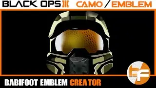 Black Ops 3 Emblem Tutorial #019 - Master Chief Emblem #Babifoot