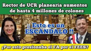 Million-dollar increases at the UCR. Is that what the FEES was for?