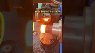 Iron pipe sealing machine #pipe end forming machine #sealing machine #machinery manufacturing