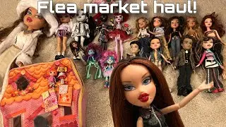 LIZZIE&rsquo;S HUGE FLEA MARKET DOLL HAUL! Monster High, Bratz and more! 15+ dolls!