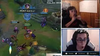 Epic Doublelift's pentakill as kaisa|Best League of Legends Daily Stream Moments EP:#4