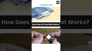 SD Card Slot Working 📌 #sdcard #memorycard #mechanism #engineering #3danimation #autodesk #shorts