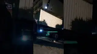 Container Off Loading @ working site in Peshawar #bakraeid2023 #allah #muhammad