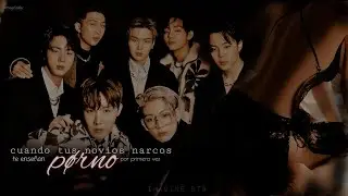 |•Cuando tus novios narcos te enseñan pørnø por primera vez🔥•| Prt 2 imagine BTS