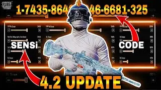 PUBG Mobile 4.2 ZERO RECOIL Sensitivity Code 😱 | Best Sensi 2026 | HEX PUBG