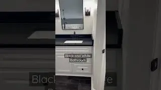 Black and White Bathroom