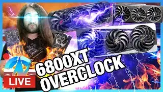 LIVE: Разгон видеокарт AMD RX 6800 XT Custom (Sapphire, PowerColor, XFX)