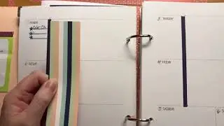 Stampin' Up Big Plans Planner   January Spread