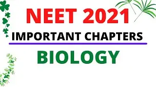 NEET 2021 | Important Topics in Biology | SMARTYJEE