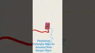 Perjalanan Palangka Raya ke Amuntai, Hulu Sungai Utara #palangkaraya #amuntai