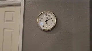 OSTAR Atomic Wall Clock, 11 Inch Round Battery Operated Clock Gold ( Honest Review )