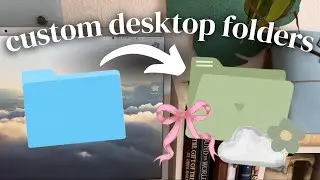 Простое руководство по созданию пользовательских папок на рабочем столе ✨ как изменить значки пап...