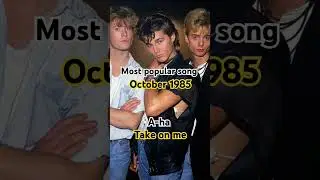 Most popular song 1985: A-ha - Take in me #aha #takeonme #80s #80smusic #shorts #recommended #bands