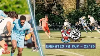 EP9: They Played a DEFENDER Up Front?! ⚽😱 | Royston Town vs Brentwood Town | Emirates FA Cup (25/26)