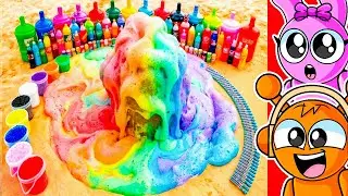 9,679,238 SODA’S vs GIANT MENTO Explosion!
