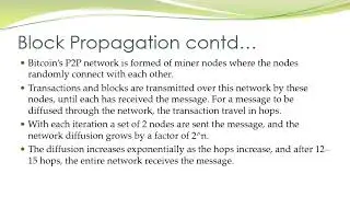 Session 22 : Block Propagation in Blockchain Network