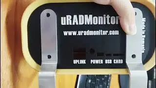 uRADMonitor CITY Enclosure metal parts: aluminium and stainless steel