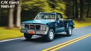 GMC Full-Size Pickup Evolution (1936-2025): C/K &rarr; Sierra EV