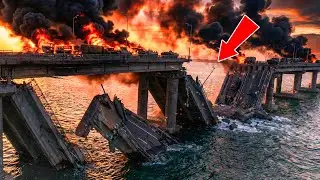 Ucrânia Emboscou a Ponte da Crimeia — 500 Toneladas de Artilharia Russa