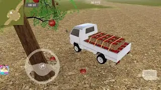 Pickup Truck Loads Apples From Trees | MBU Pickup Simulator Android Gameplay HD