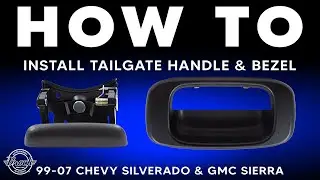 Brock Supply - 99-07 Silverado & Sierra Tailgate Handle and Bezel