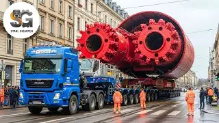 60 SCHWERE MASCHINEN SCHWERTRANSPORT | EXTREME LASTEN BEWEGEN | EXTREM SCHWER!