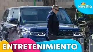 Luis Miguel: Es captado llevando a las hijas de su novia a la escuela | Hoy Día | Telemundo