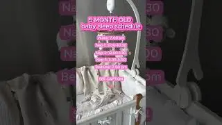 5 month old baby sleep schedule👇Let&rsquo;s break it down👇 #babysleep #babysleeptips #babysleeproutine