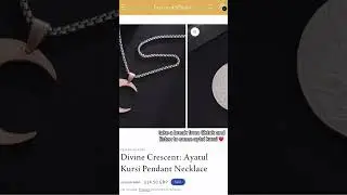 AYTUL KURSI PROTECTION necklace Impressive design