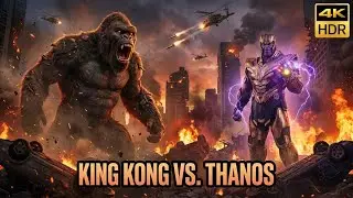 KING KONG vs THANOS &ndash; The Most Realistic Monster Battle Ever Filmed | Full Cinematic Movie Fight 4K