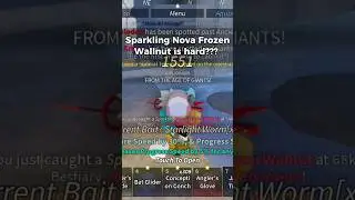 Sparkling Nova Nut is Easy As hell🥀|FISCH COMEBACK!! |#fisch #growagarden #roblox
