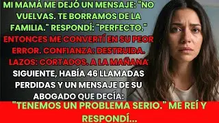 Mi madre me dejó un mensaje de voz: 