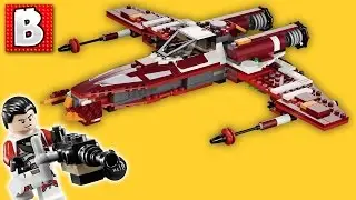 Lego Star Wars Republic Striker-class Starfighter Set 9497 | Unbox Build Time Lapse Review