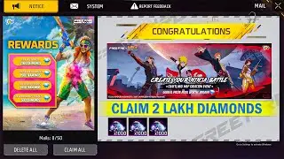 Global Prize 200,000 Diamonds Giveaway Free Fire | Create Your Ninja Battle Craftland Map Creation