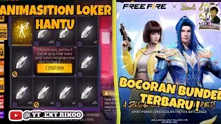 SPIN ANIMATION OF THE LATEST FREE FIRE GHOST LOKER AND A LITTLE LEAK OF THE LATEST BUNDLE. JUST I...