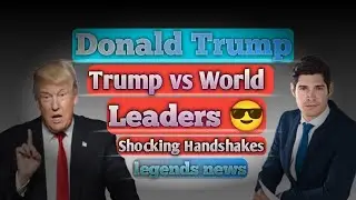 Trump vs World Leaders | Shocking Handshakes, Clashes & Historic Global Moments