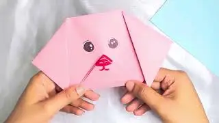 Origami Paper Animals Making Idea🦊🐶🐱            Try for Kids🥰